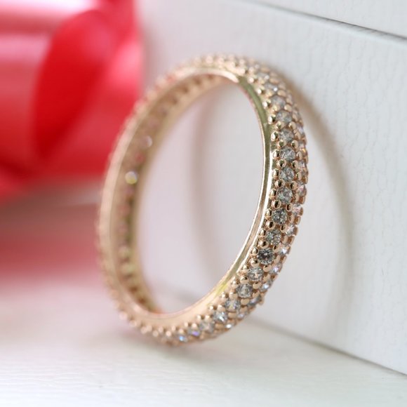 PANDORA Rose Inspiration Within Ring 180909CZ - Picture 2 of 2